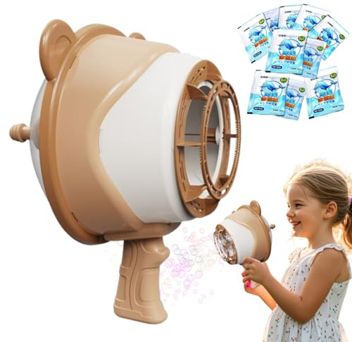 Vindkraftsbubbler - 7,09 x 9,45 x 13,78 tum, ABS automatisk vindset, interaktiv sommarlekutrustning | Utomhusfirande tillbehör, rosa festlig prydnad E