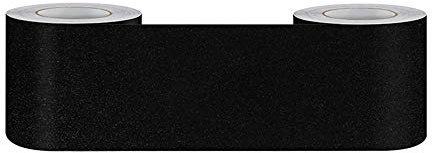 Tapetenbordüre selbstklebend Schwarz matt Badezimmer Wohnzimmer Küche Abnehmbare Taille Wandtattoo Wasserdicht Bodenleiste PVC Dekorative Bordüre 10cm X 500cm