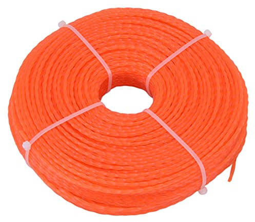 Hilo para cortacésped, cable de nailon de 2,7 mm, hilo de nailon para cortacésped, bobina de repuesto para cortacésped, para cortadoras de césped de alta resistencia, hierba, césped, patio (100 m