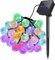 FOREVER Guirlande lumineuse solaire d'extérieur résistante aux intempéries, 30 LED, 8 modes, 6,5 m, lampions solaires extérieur/intérieur pour jardin, arbres, mariages, fêtes, Noël (multicolore)