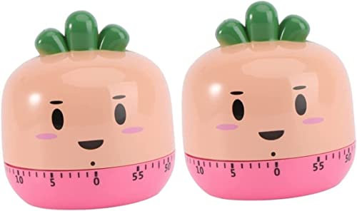 Kitchen Timer,Pomodoro Timer, 2 Pcs Mechanical Timer Egg Timer for Kids Alarm Clocks for Kids Kitchen Egg Timer Time Reminder Tool Egg Reminder Kitchen Time Reminder Cooking Timer Multipurpose Timer O
