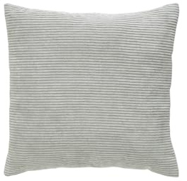 andiamo Kissen Emy in Cord-Optik - Sofakissen mit Füllung Bezug - Zierkissen Dekokissen Kopfkissen 40 x 40 cm grau