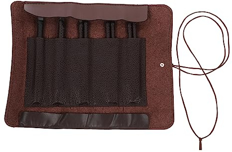 PLAFOPE Kit di Utensili per Intaglio in Legno 8 Pezzi in Acciaio Robusto con Borsa di Stoccaggio per Principianti e Professionisti in Laboratorio di Intaglio