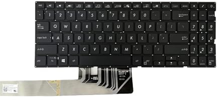 Table-King Clavier de rechange rétroéclairé avec distribution américaine pour ASUS X571 X571U X571G X571GT X571F VX60F VX60T VX60GT