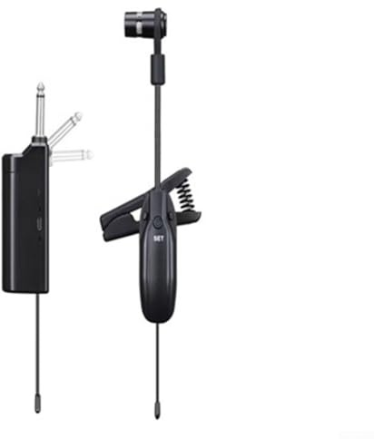 Yhenlovtt Wireless Saxophone Microphone set, Clip On Music Instruments Microphone, With Anti Vibration Mic Holder For Saxophone(W-7 F1)