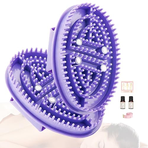 Brosse de massage méridienne portative, peigne de relaxation for tout le corps, ensemble de brosses méridiennes, brosses for la relaxation du corps et des jambes, apaise les muscles for soulager la fa