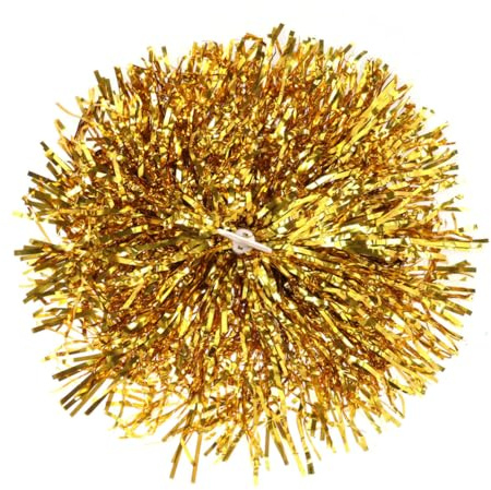 VICASKY Fiocco da Cheerleader in Plastica Leggera e Resistente Anello di Plastica Colore Oro Kit per Squadre di Cheerleading Eventi Sportivi per Ragazzo Ragazza Ragazza College e Scuole su
