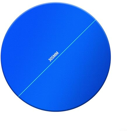 Gdfnmogo Housse de trampoline d'extérieur - 305 cm/366 cm - Bleu - Bâche de protection contre la pluie - Robuste et résistante aux déchirures - Pour jardin, sports de plein air - 366 cm