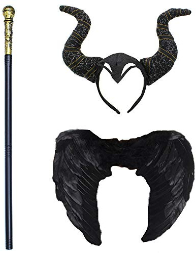 Zac's Alter Ego Fancy Dress/Halloween Girls 3 Piece Evil Witch Set