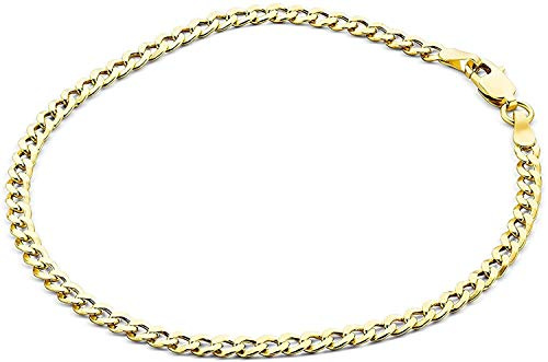 18 Karat 750 Armband Panzerkette Gelbgold - Breite 4.40 mm - Unisex