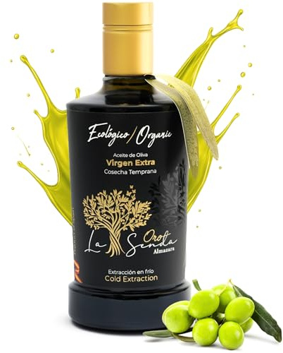 Almazara la Senda - Aceite de Oliva Virgen Extra | AOVE Gourmet Premium Picual & Cornicabra | Cosecha Temprana, Prensado en Frío | Regalo de España (500ml)