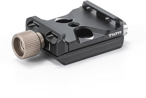 Tilta Universal ARCA Quick Release Baseplate Compatible with 38mm Arca-Swiss Quick Release Receivers Lightweight and Compact – Black TA-UABP-B