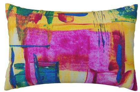Kissenbezug 40x60 cm 2er Set Herbst Deko Kissen Bunt, Abstrakt Kissenbezug, Rechteckig Kissenbezüge, Weicher Sofakissen, Kissenhülle Herbst, Zier Kissen Aesthetic, Couch Deko Schlafzimme Gifts,J86