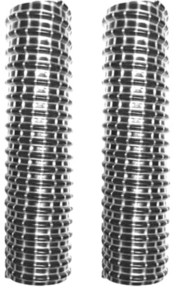 Vanclearidea Replacement Lower Nozzle Hose for Shark Rocket HV300, HV301, HV302, HV320, HV321 Vacuum Cleaner Soft Duct Hose 6 x 1.25 2pcs