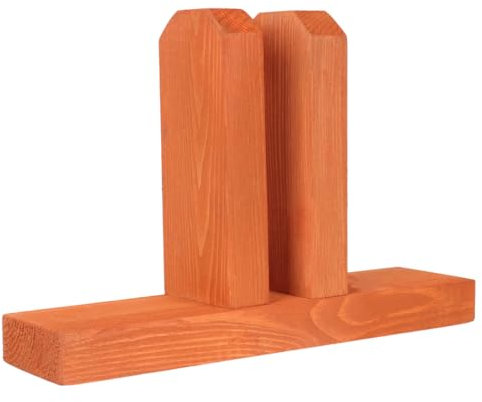 BESPORTBLE Solid Wood Fence Base Support for Garden Outdoor Picket Fence Easy Install