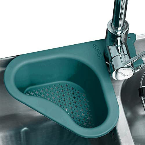 Sink Drain Basket - Multifunctional Kitchen Triangular Sink Filter, Corner Sink Strainer Basket, Cat Ear Shape Drain Basket For Food Scraps