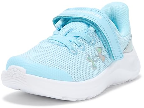 Under Armour Pre School Pursuit 4 Alternate Closure, Scarpe da Ginnastica, (494) Ruscello/Ruscello/Iridescente, 32.5 EU