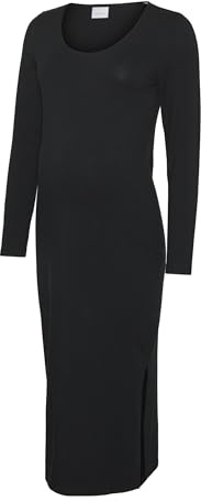 Mamalicious Mleva LS Jrs Midi Dress Noos Vestito Donna