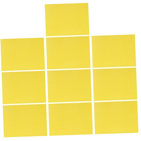 Gogogmee Grundplatten Tiefe Grundplatten Gewachste Platten Zum Bau Von Waben 10er-pack