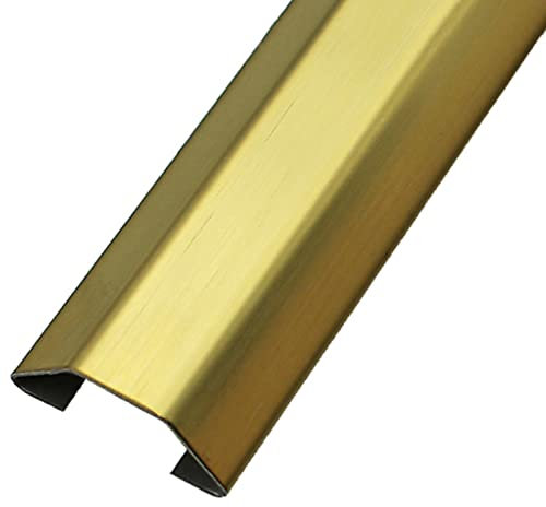 Metallkabel-Abdeckungen für den Innenbereich, selbstklebend, für Laufbahn, Boden, Wand, Organizer, Verstecken von Kabeln und Verwalten von 1,5 m langen Kabeln, Gold, hält 2 Drähte