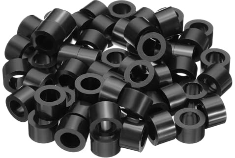 PATIKIL Rondelle in ABS Presa Elettrica M10, 60Pz 10,2mm ID, 16mm OD, 12mm L Senza Filettatura, Rondelle di Supporto Rotondo Spaziatori per Interruttori e Prese Hardware per Viti M10