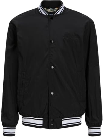 JACK & JONES Herren Joralmeria Bomber Jacket Jnr, Black, Numeric_164