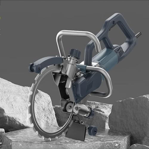 Concrete Saw, Electric Cut-Off Saw, Cut Depth - Electric Grinder with Saw Blade - Ideal for Stone, Metal, Stainless Steel - Leakage Protection Included