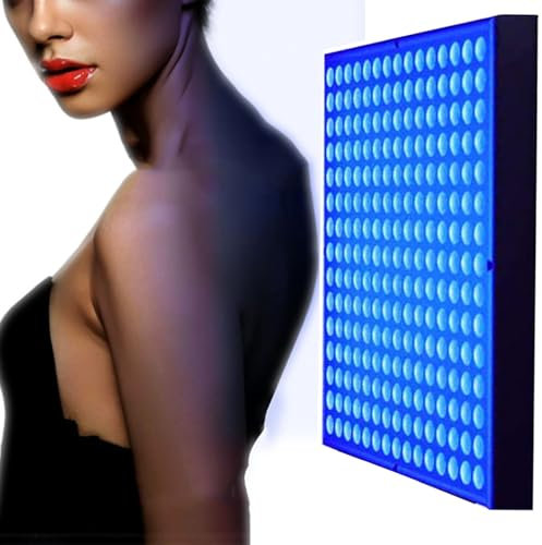 LWDXMYKW Lámpara de Bronceado Azul de Uso Doméstico Lámpara Solar 45W para Cara y Cuerpo con Gancho para Colgar para la Cara, el Cuerpo de Color Bronce de la Piel