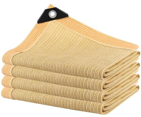 Rete Parasole Telo Parasole 80% Tasso di ombreggiatura Telo Parasole da Giardino con Occhielli Vela Parasole Schermo per la Privacy per Piante da Patio Pergola (2x0 m/6,56 Piedi x 16,4 Piedi