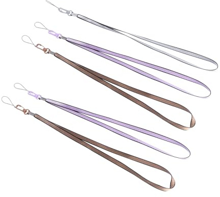 TOPBATHY 5 pezzi Laccetti Telefonici Multifunzione Colorati per Uomo e Donna Cordoncini Resistente per Cellulare Chiavi e Badge Confortevole Colori Misti Casual
