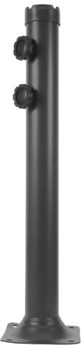 Tube de Remplacement pour Pied de Parasol, Manchon Adaptateur 51cm | Fer Argenté, Support de Poteau Stabilisateur pour Parasol de Terrasse, Balcon et Jardin, Compatible Extérieur