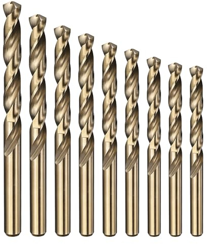 PATIKIL Juego de Brocas 1/16-3/8 Acero Rápido M2 9 Piezas