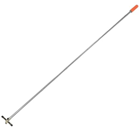SHINEOFI Pont de Queue de Billard en Acier Inoxydable Portable avec Poignée Antidérapante, Chevalet de Queue Rétractable pour Table de Billard et Amateurs de Snooker