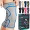 MODVEL Knee Brace Compression Sleeve – 2 Pack Support for Running, Gym, Joint Pain, ACL, Arthritis, Injury Recovery & Sports Use (L)