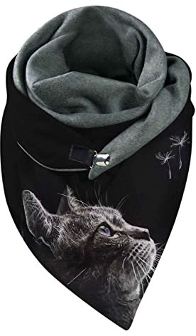Zilosconcy Schal Damen Herbst Braun Herren Schal Blau Winter Strickschal Damen Schwarz Loop Schal Damen Herbst Türkis Damen Winterschal Blau Halstuch Scarf Wolleschal Deckenschal Kaschmir Schal