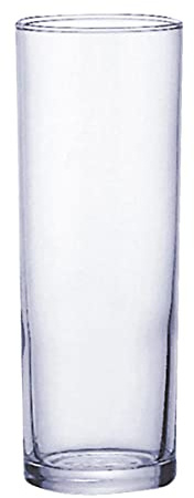 Arcoroc Set de 12 vasos altos Tubito de vidrio 27 cl | Transparente, Vidrio, formato alto, acabado brillo, 12 piezas