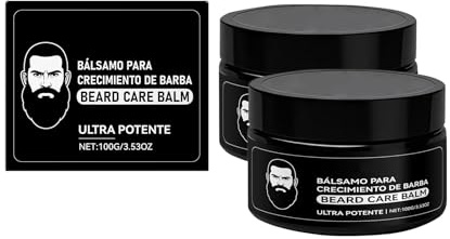 2 Stück Beard Balm Eisenkraut - Bartpflege Balsam - Pflegt die Haut, macht den Bart weich und glatt (2 Stück)