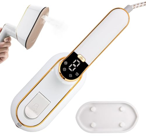 Loveächt Travel Iron - 180°Rotating Handheld Travel Steamer - 10s Fast Heat Up - Garment Steamer For Clothes - Portable Iron Steamer For Travel, Home