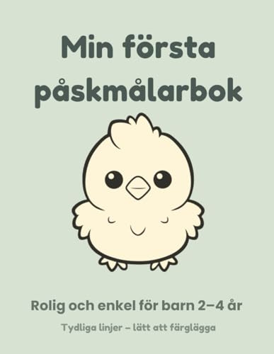 Min första påskmålarbok: Enkla och lugna målarbilder för barn 2–4 år