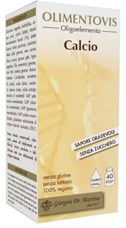 Dr Giorgini Calcio Olimentovis - 200 ml (integratore di calcio per il benessere di ossa e denti)