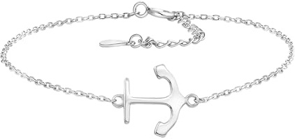 Sofia Milani - Pulsera para Mujeres en Plata de Ley 925 - Colgante de Ancla - 30229