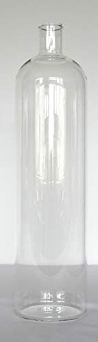 Botella de 5 litros, soplado artesanalmente de vidrio de borosilicato.
