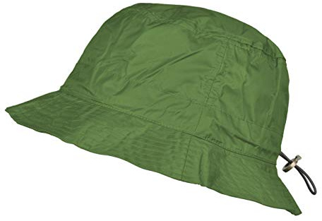 TOUTACOO, Bob de Pluie, Chapeau de Pluie Ajustable, Aspect Nylon (07-Vert, Small)