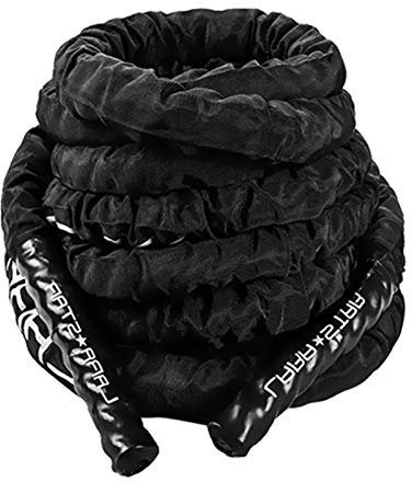 Battle Rope Hua Outdoor-Sport-Kampf-Seil 38mm 15m, Männliches Und Weibliches Umfassendes Physisches Kampfseil, Fitnessseil, Krafttrainingseil, Mit Rutschfester Griff