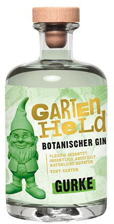 Gartenheld Gurke Botanischer Gin 37,5% Vol. 0,5 Liter