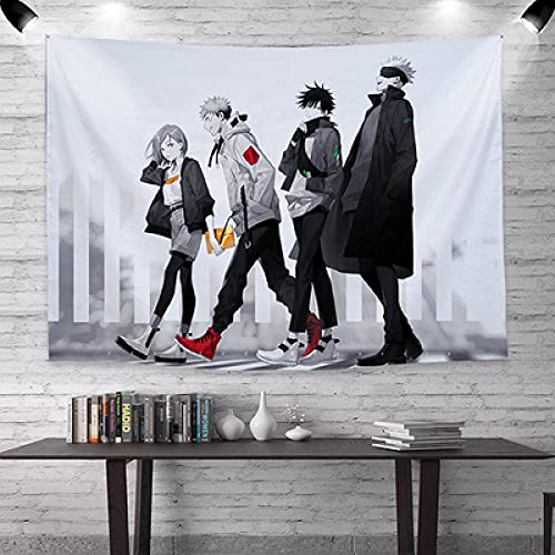 Japanischer Anime Jujutsu Kaisen Hängendes Tuch Schlafzimmer Raumdekoration Wandtuch Tapisserie Schlafsaal Nacht Hintergrund Tuch