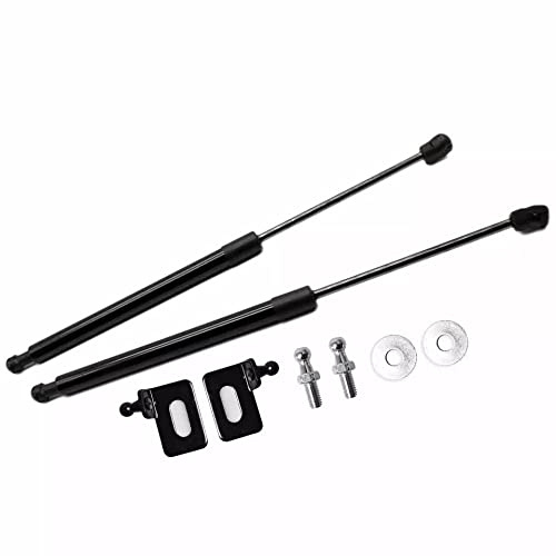 TSUBASA Lift Supports for Toyota Supra A80 1993-2002 Front Bonnet Hood Modify Carbon Fiber Gas Charged Shock Dampers Spring Struts Bar (2 PCS) (Normal Black)