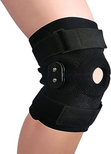 Keptfeet Ginocchiere Sportive | Ginocchiera con Staffa in Lega di Alluminio per Lo Sport | Supporto per Ginocchio Sportivo rinforzante per la Corsa di Calcio, pallavolo, Basket