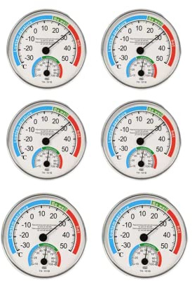 ZYWUOY Termómetro Higrómetro Termo Analógico Humedad, Control de Clima Interior para Control de Clima Interior Monitor Climático