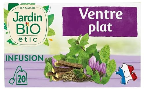 JARDIN BIO ÉTIC INFUSION VENTRE PLAT BIO ÉTUI + 20 SACHETS 30G - JARDIN BIO ETIC - LOT DE 3 - Offre Special